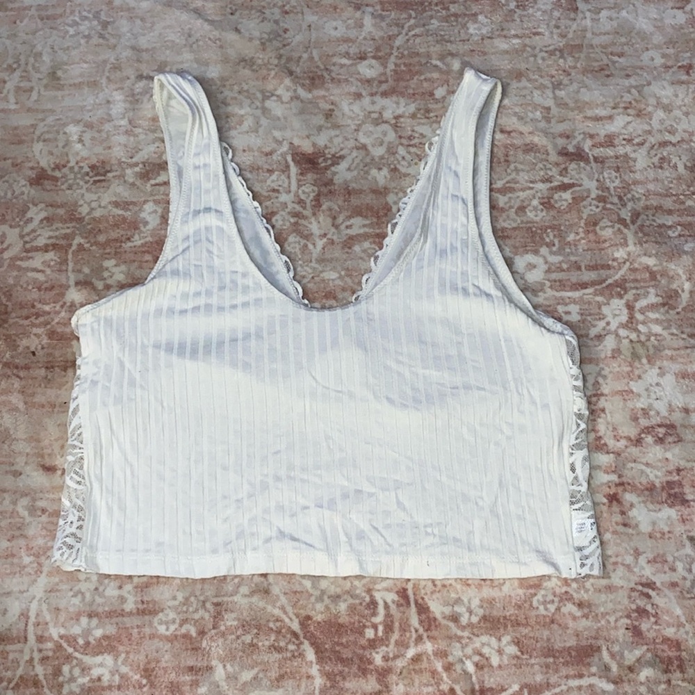 Aerie Lace Detail Back Tank